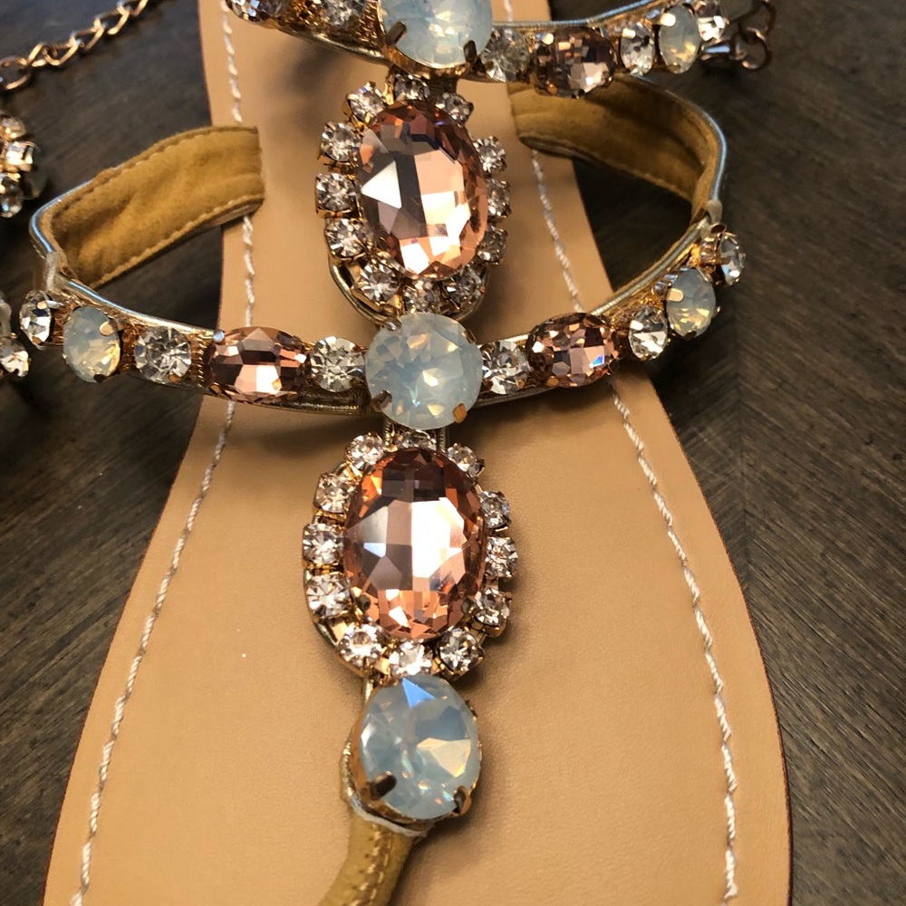 Jewel Gladiator Sandals